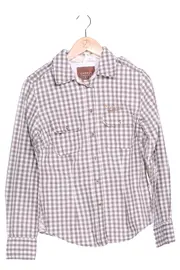 Vorschaubild 1 von Marc OPolo Hemdbluse Damen 36/S Braun Kariert Casual Preppy Langarm
