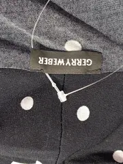 Vorschaubild 3 von Businesskleid Damen Blau Punkte Ärmellos Klassisch Gr. 40 L