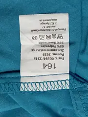 Vorschaubild 4 von JUNIOR B. Freizeithemd Jungen Gr. 164 Türkis Casual Langarm