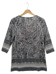 Vorschaubild 3 von VIVENTY BERND BERGER Bluse Damen 36/S Mehrfarbig Paisley 3/4-Arm Casual
