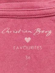 Vorschaubild 3 von Damen T-Shirt Gr. 36/S Rot Basic Casual Baumwolle