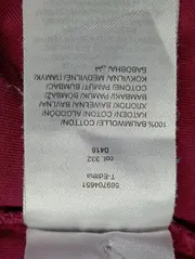 Vorschaubild 4 von Damen T-Shirt Gr. 36/S Rot Basic Casual Baumwolle