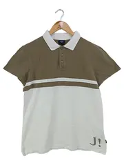 Vorschaubild 1 von Damen Poloshirt Gr. 38/M Casual Braun Gestreift Baumwolle