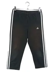 Vorschaubild 1 von Kinder Leggings Gr. 170 Schwarz Sportlich Uni Logo-Print