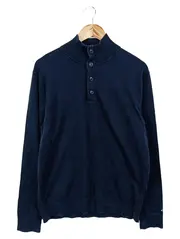 Vorschaubild 1 von Herren Pullover Blau Gr. XL/54 Casual Baumwolle Polyamid