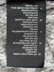 Vorschaubild 5 von Blusenkleid Damen Gr. 34/XS Grau Minimalistisch Elegant Midikleid