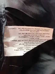 Vorschaubild 5 von Damen Bleistiftrock Gr. 36/S Schwarz Elegant Business Midirock