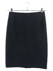 Vorschaubild 2 von Damen Bleistiftrock Gr. 36/S Schwarz Elegant Business Midirock