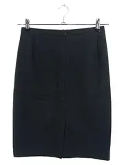 Vorschaubild 3 von Damen Bleistiftrock Gr. 36/S Schwarz Elegant Business Midirock