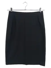 Vorschaubild 1 von Damen Bleistiftrock Gr. 36/S Schwarz Elegant Business Midirock