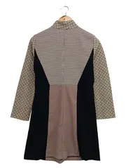 Vorschaubild 2 von Damen Blusenkleid Gr. 36/S Mehrfarbig Kariert Vintage Hemdblusenkleid
