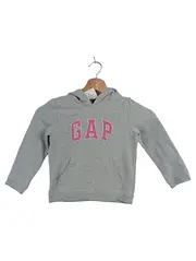 Vorschaubild 1 von Kinder Kapuzenpullover Hoodie Grau Logo Gr. 110/XS