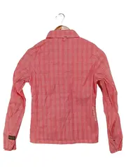 Vorschaubild 2 von Damen Jeansjacke Gr. 34/XS Rot Kariert Streetwear Vintage Casual