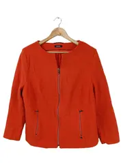 Vorschaubild 1 von Damen Blazer Orange Schurwolle Einheitsgröße Klassisch Elegant