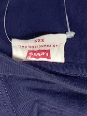 Vorschaubild 3 von LEVIS Damen T-Shirt Gr. 32/XXS Blau Basic Casual Logo-Print