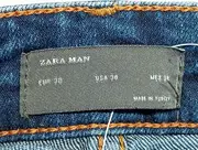 Vorschaubild 3 von Herren Destroyed Jeans W30/46/S Blau Casual Denim Hose
