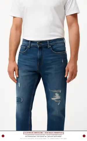 ZARA Destroyed Jeans