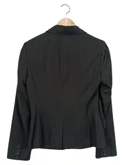 Vorschaubild 2 von Damen Blazer Schwarz Nadelstreifen Business Elegant Gr. 36/S