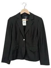 Vorschaubild 1 von Damen Blazer Schwarz Nadelstreifen Business Elegant Gr. 36/S