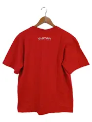 Vorschaubild 2 von T-Shirt Herren Rot Gr. 58/XXL Logo Print Casual Baumwolle