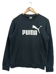 Vorschaubild 1 von Herren Sweatshirt Gr. 46/S Schwarz Logo-Print Sportlich Casual Langarm