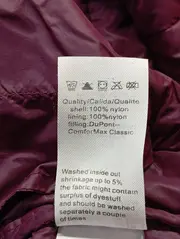 Vorschaubild 5 von Damen Steppjacke Gr. 40/L Lila Klassisch Outdoor Freizeit