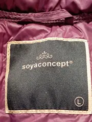 Vorschaubild 3 von Damen Steppjacke Gr. 40/L Lila Klassisch Outdoor Freizeit