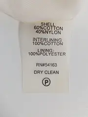 Vorschaubild 4 von Damen Faltenrock Spitze Gr. 40/L Weiß Elegant Midirock