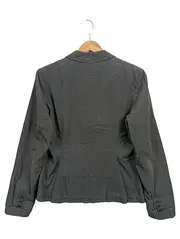 Vorschaubild 2 von Damen Blazer Gr. 38/M Grau Klassisch Business Baumwolle