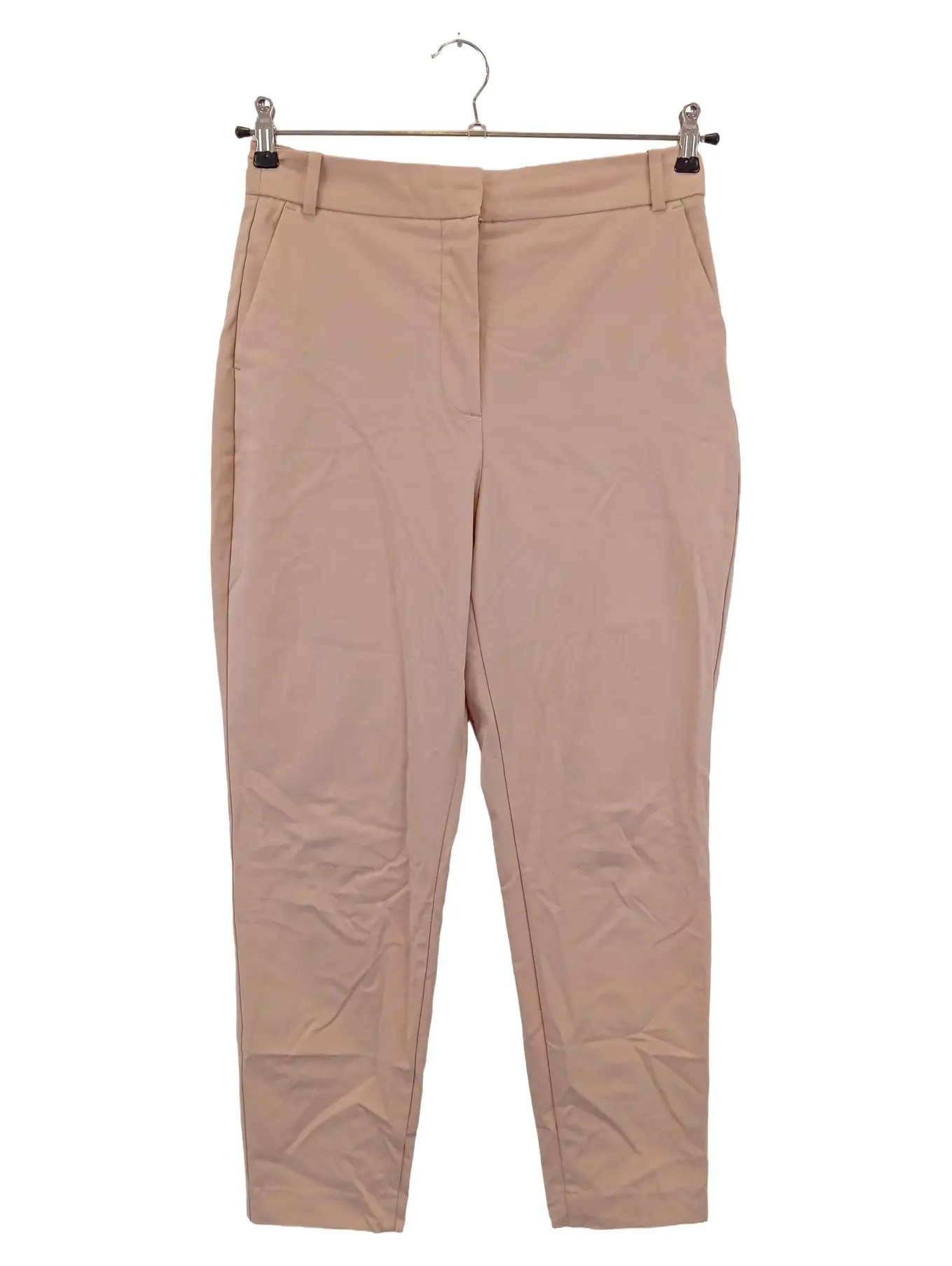 ZARA Damen Stoffhose Gr. 38 M Beige Business Elegant Casual Hose