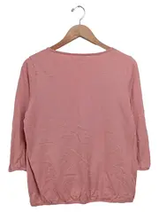 Vorschaubild 2 von Damen Sweatshirt Rosa Gr. 40/L Casual Stickerei Pailletten