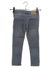 Vorschaubild 2 von Kinder Mädchen Jeans Slim Fit Grau Gr. 104 Casual Hose