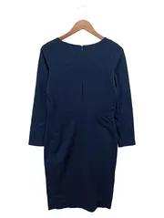 Vorschaubild 2 von Freizeitkleid Damen Blau Gr. 38/M Casual Midikleid Langarm