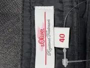 Vorschaubild 3 von Damen Faltenrock Gr. 40 L Grau Kariert Elegant Business