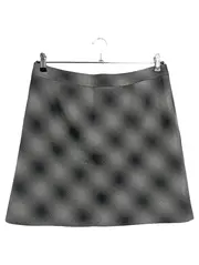 Vorschaubild 2 von Damen Faltenrock Gr. 40 L Grau Kariert Elegant Business