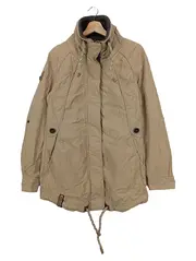 Vorschaubild 1 von Damen Sweatjacke Gr. 36/S Beige Streetwear Kapuze