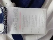 Vorschaubild 4 von Freizeitkleid Damen 38/M Blau Gestreift Casual Viskose Sommerkleid