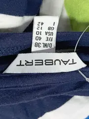 Vorschaubild 3 von Freizeitkleid Damen 38/M Blau Gestreift Casual Viskose Sommerkleid