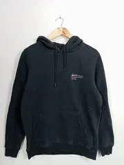 Vorschaubild 1 von Kapuzenpullover Herren L Schwarz Hoodie Schriftzug