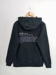 Vorschaubild 2 von Kapuzenpullover Herren L Schwarz Hoodie Schriftzug