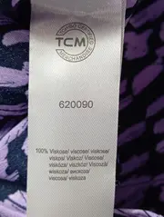 Vorschaubild 4 von Damen Faltenrock Gr. 38;M Lila Maxirock Viskose Abstrakt Elegant