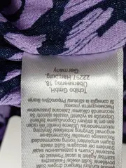 Vorschaubild 5 von Damen Faltenrock Gr. 38;M Lila Maxirock Viskose Abstrakt Elegant