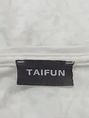 Vorschaubild 3 von TAIFUN Damen Langarmshirt 3/4 Arm Weiß Floral Pailletten Gr. UNI