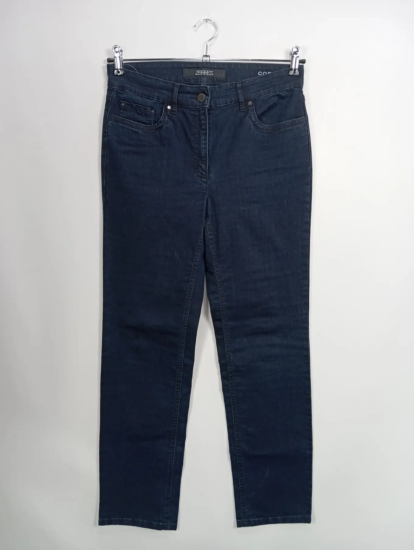 ZERRES Damen Jeans Regular Fit Blau W31/40 L Casual