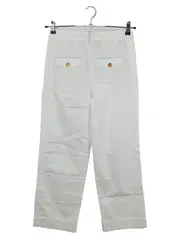 Vorschaubild 2 von Damen Stoffhose Gr. N1 36 S Weiß Klassisch Casual