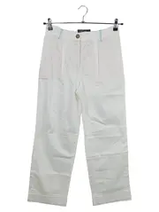 Vorschaubild 1 von Damen Stoffhose Gr. N1 36 S Weiß Klassisch Casual