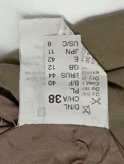 Vorschaubild 4 von Damen Leichte Jacke Gr. 38/M Beige Klassisch Elegant Viskose