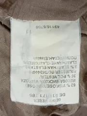 Vorschaubild 5 von Damen Leichte Jacke Gr. 38/M Beige Klassisch Elegant Viskose