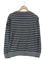 Vorschaubild 2 von Kinder Pullover Gr. 164 Grau Gestreift Langarm Casual