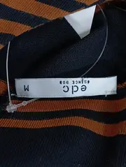 Vorschaubild 3 von Damen Freizeitkleid Gr. 38/M Schwarz Gestreift Modern Elegant